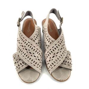 Baretraps Ilene suede open toe sling back sandal